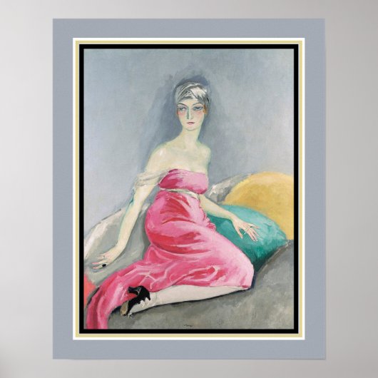 "ラローヴバラ" by Kees van Dongen c.1919 ポスター (正面)