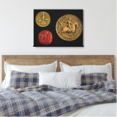 ラワルの王ギルズ・ド・ラヴァルの封印 キャンバスプリント (インサイチュ (寝室))