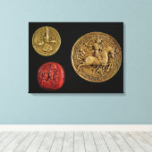 ラワルの王ギルズ・ド・ラヴァルの封印 キャンバスプリント (インサイチュ (ウッドフロア))