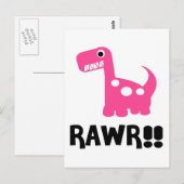 ラワーディノピンク ポストカード (正面/裏面)