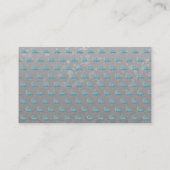 ラワーブルー恐竜の男の子の赤ちゃんシャワーおむつラッフル エンクロージャーカード (裏面)