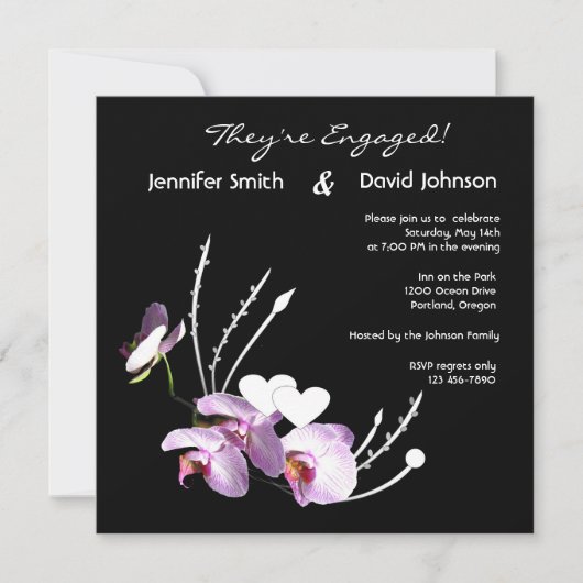 ランいけばなマネジメント発表 招待状 (正面)