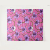 ランとチェーン、バイオレットとピンク タペストリー (正面(横))