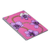 ランとチェーン、バイオレットとピンク ノートブック (右側)