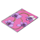 ランとチェーン、バイオレットとピンク ノートブック (左側)