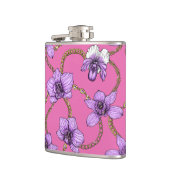 ランとチェーン、バイオレットとピンク フラスク (左)