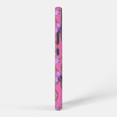 ランとチェーン、バイオレットとピンク SAMSUNG GALAXYケース (右側面)