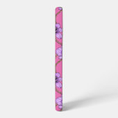 ランとチェーン、バイオレットとピンク SAMSUNG GALAXYケース (左側面)