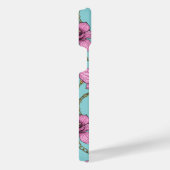 ランとチェーン、ピンクとブルー iPhoneケース (右側面)