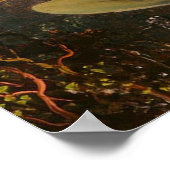 ランとハミングバード3羽 ポスター (角)