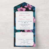 ランとパーム葉の全てを一挙に オールインワン招待状 (内側)