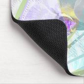 ランとパーム葉の，熱帯 マウスパッド (コーナー)