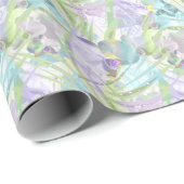 ランとパーム葉の，熱帯 ラッピングペーパー (ロールコーナー)