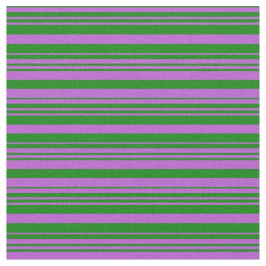 ランと緑の色のパタストライプのーン ファブリック (クローズアップ)