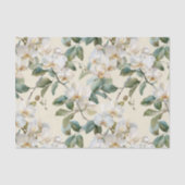 ランの白パレノプシス 薄葉紙 (正面)