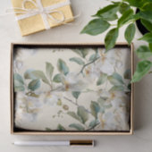 ランの白パレノプシス 薄葉紙 (ギフト)