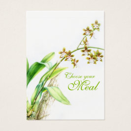 ランの花の緑のOncidium Leucochilum