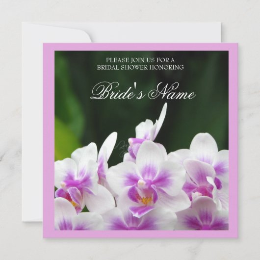 ランウェディングシャワー招待状 招待状 (正面)