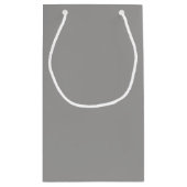 ランエレガントシンプルドの豊かな灰色の花の名前 スモールペーパーバッグ (裏面)