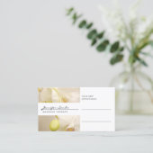 ランエレガントス付きの名前アポイントメントカード 予約カード (スタンド正面)