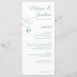 ランエレガント結婚ロマンモダンスフローラ メニュー