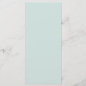 ランエレガント結婚ロマンモダンスフローラ メニュー (裏面)