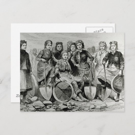 ランカシアピットブロー女性 ポストカード (正面/裏面)