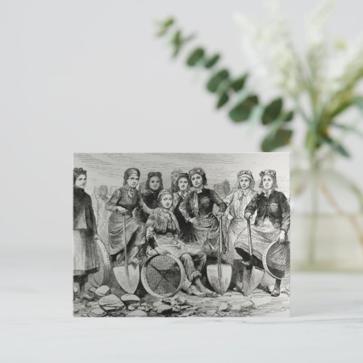 ランカシアピットブロー女性 ポストカード (スタンド正面)