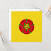 ランカシャー国旗 カード (正面/裏面インサイチュ)