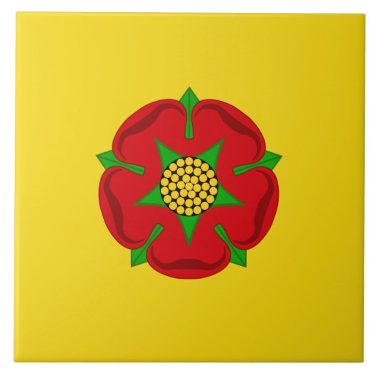 ランカシャー国旗 タイル (正面)