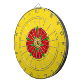 ランカシャー国旗 ダーツボード (正面右)