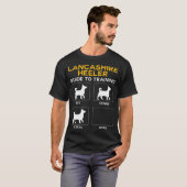『ランカシャー・ヒーラー』『犬の訓練』 Tシャツ (正面フル)