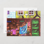 ランカシャー 裏庭 ポストカード (正面/裏面)