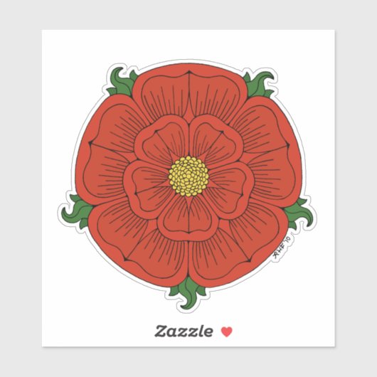 ランカスターのレッドローズ シール (シート)