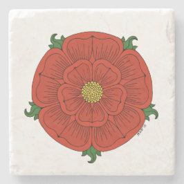 ランカスターのレッドローズ ストーンコースター