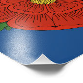 ランカスターのレッドローズ フォトプリント            (角)