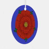 ランカスターのレッドローズ メタルオーナメント (正面右)