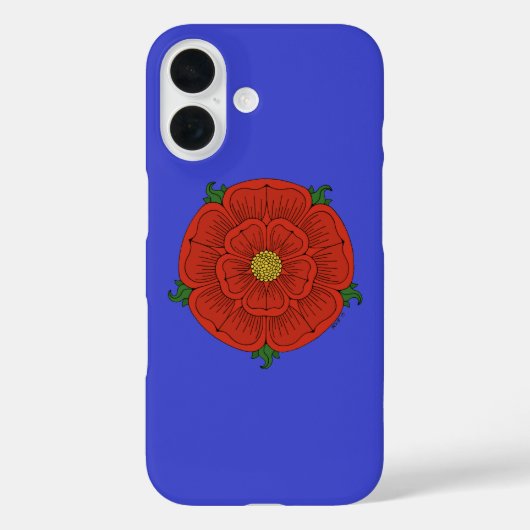 ランカスターのレッドローズ Case-Mate iPhoneケース (裏面)