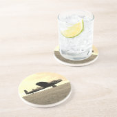 ランカスターの爆撃機のセピア色の調子 コースター (側面)