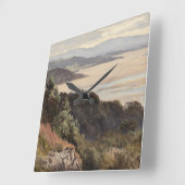 ランカスターの砂 スクエア壁時計 (傾斜)