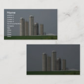 ランカスターの農場のサイロのグループ、Pa 名刺 (正面/裏面)