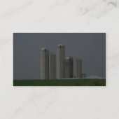 ランカスターの農場のサイロのグループ、Pa 名刺 (裏面)