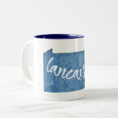 ランカスターペンシルバニア木目 ツートーンマグカップ (正面左)