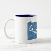 ランカスターペンシルバニア木目 ツートーンマグカップ (左)