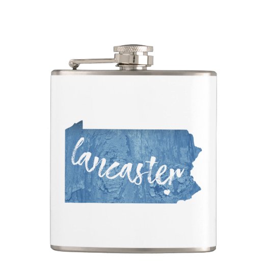 ランカスターペンシルバニア木目 フラスク (正面)