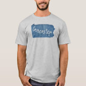 ランカスターペンシルバニア木目 Tシャツ (正面)