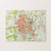 ランカスターペンシルバニア(1956年)のヴィンテージの地図 ジグソーパズル (横)