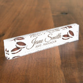 ランカスターペンシルバニアPAオランダウーピーパイズベイカー デスクネームプレート (側面)