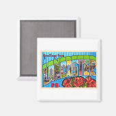 ランカスターペンシルバニアPAラージレター マグネット (正面/裏面)