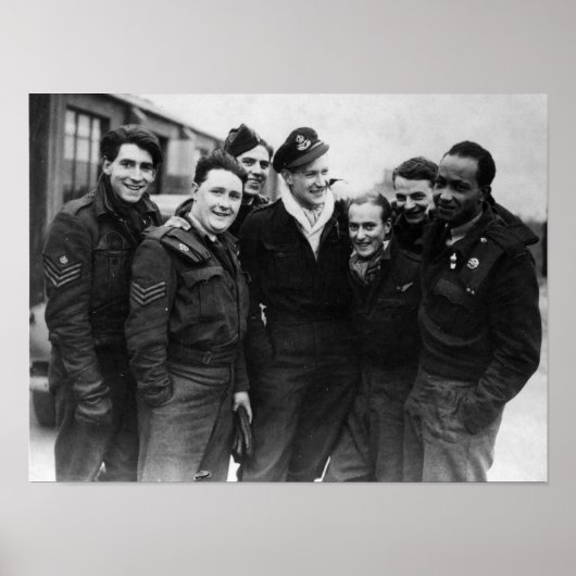 ランカスター爆撃機の乗組員 ポスター (正面)